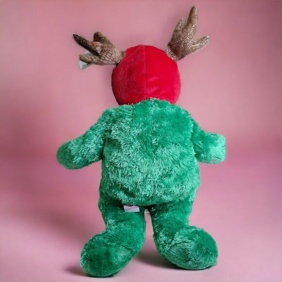 Vintage 1998, 2002 Holiday 14" Reindeer Teddy Beanie Baby Christmas PJs 9" Bear - Picture 12 of 16